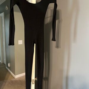 Black Long Sleeve Jumpsuit